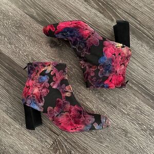 Stuart Weitzman Bacari Brocade Botanic Ankle Boot